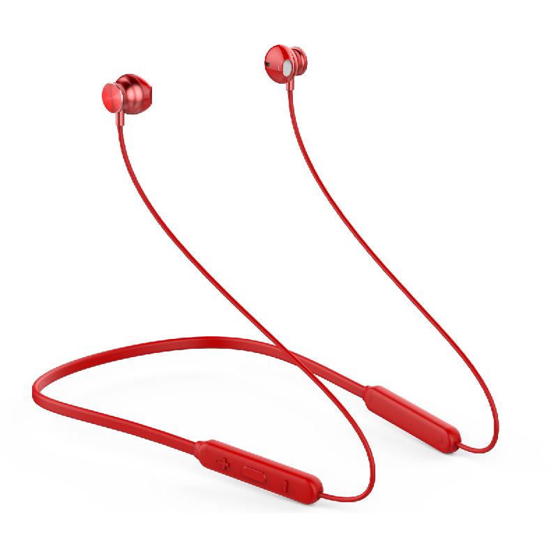 Ecouteurs Sport Bluetooth S117 Rouge (Embouts Ergonomiques)